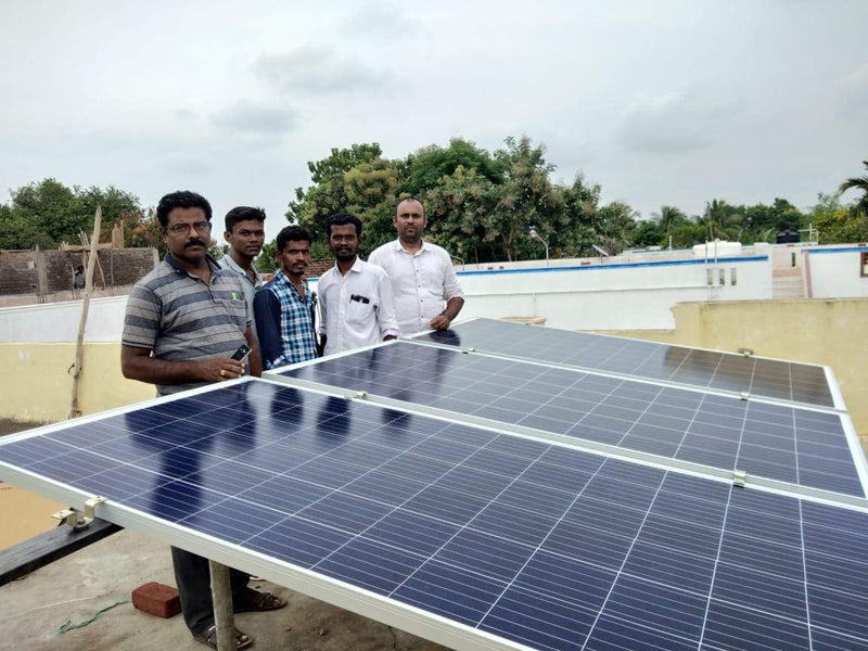 Luminous 1 KW solar Installations in Sivaganggai, Tamil Nadu