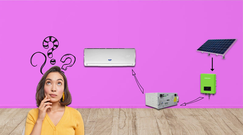 Which Inverter Battery is used to run AC in Power Cut?
