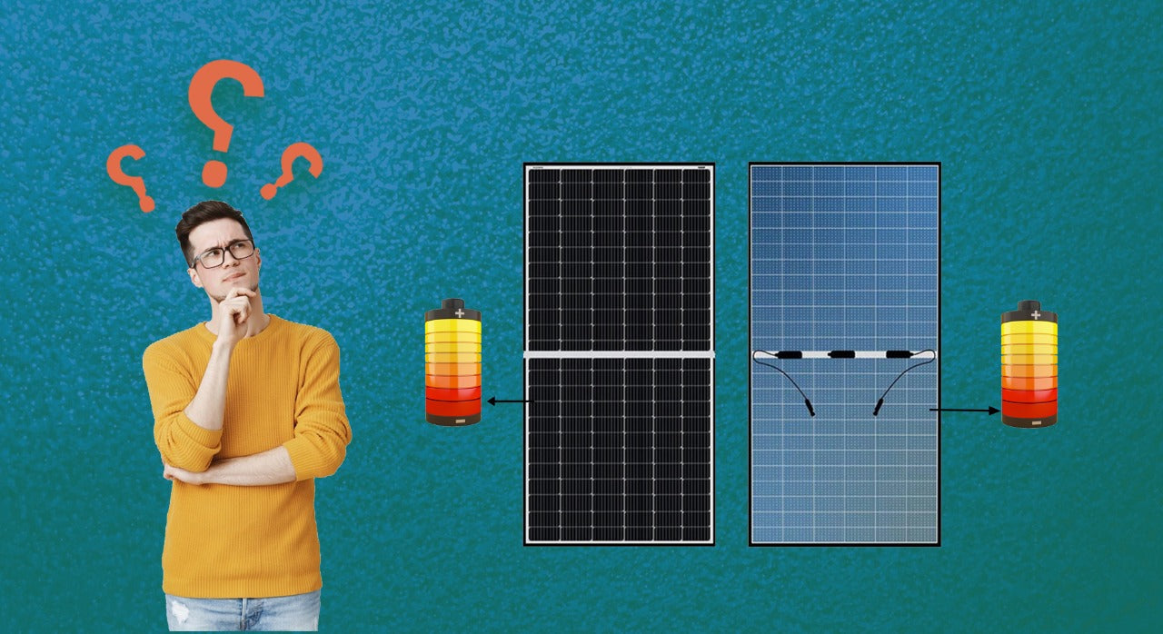 Which Solar Panel produces more Electricity on both sides in Less Spac