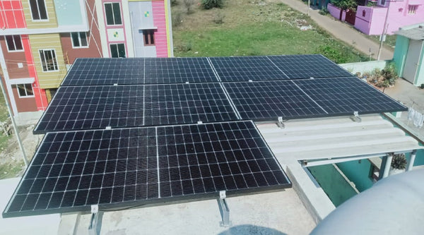 2.75 kilowatt On Grid Solar System Installation in Chennai, Tamil Nadu