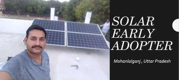 1kva Off-Grid Solar Power Installation in Mohanlalganj, Uttar Pradesh