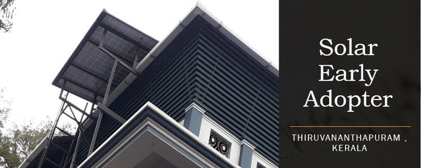 1 kw Off-Grid Solar Power Installation in Thiruvananthapuram, Kerala