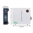 CAML 51.2 V 100 Ah, 5.12 kWh LiFePO4 Battery - Wall Mount