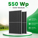 Loom Solar Mono PERC Half-Cut Shark 550 Wp Bifacial, 144 Solar Cells PV Module (Pack of 2)