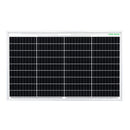 Loom Solar Mono PERC, Half Cut 55 Wp, 12 V Portable Solar Panel for Home Lighting System & DIY Projects