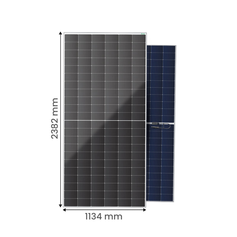 Loom Solar SHARK 625 Wp N-Type TOPCon G12R Dual Glass Bifacial Solar Panel(Pack of 36)