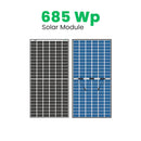 Loom Solar Panel - SHARK 685 Wp| N-Type Bifacial 12BB (Pack of 2)