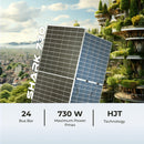 SHARK 730~750 Wp HJT Dual-Glass Solar Panel (Pack of 33)