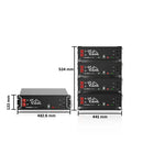 CAML 51.2 V 100 Ah, 5.12 kWh Rack-Mount Lithium Battery