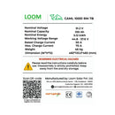 CAML 51.2 V 100 Ah, 5.12 kWh Rack-Mount Lithium Battery