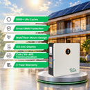 CAML 2.56 kWh (100Ah, 25.6V) LiFePO4 Wall-Mount - Lithium Battery