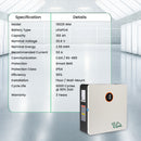 CAML 2.56 kWh (100Ah, 25.6V) LiFePO4 Wall-Mount - Lithium Battery