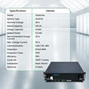 CAML 48 V 100 Ah, 5 kWh Lithium Battery - Rack Mount
