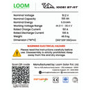 CAML 100 Ah, 204.8 V / 20kWh High-Voltage Lithium Battery