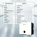 Fusion 20 kw on grid solar inverter