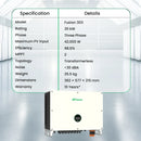 Fusion 30 kw on grid solar inverter