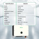 Fusion 50 kW on grid solar inverter