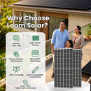 Loom Solar Mono PERC Half-Cut Shark 550 Wp Bifacial, 144 Solar Cells PV Module (Pack of 2)