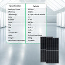 Loom Solar Panel - SHARK 600 Wp | N-Type TOPCon Bifacial 16BB (Pack of 2)