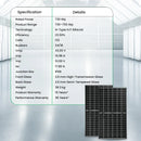 SHARK 730~750 Wp HJT Dual-Glass Solar Panel (Pack of 33)