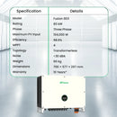 Fusion 80 kw on grid solar inverter