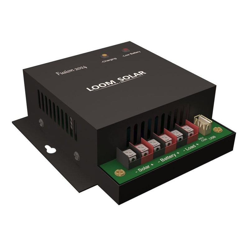 12 Months Warranty Charge Controller Loom Solar- Fusion 2024 charge controller - 20 amp, 12-24V