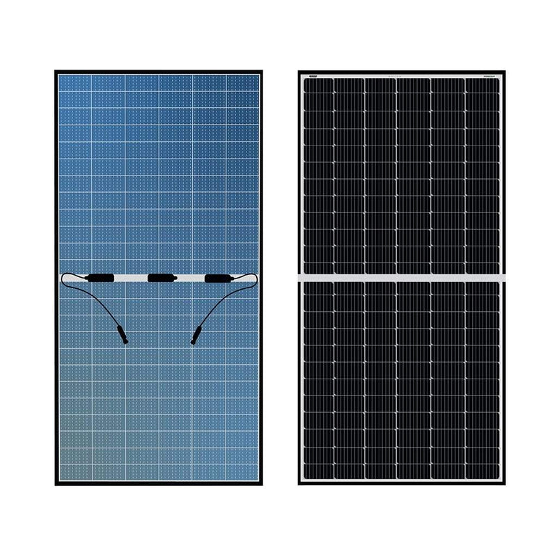 SHARK Bi-Facial Solar Panel, 440 - 530 Watt, 144 Cells, 9 Bus Bar